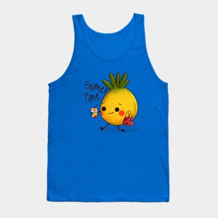 Summer Time Pineapple Tank Top